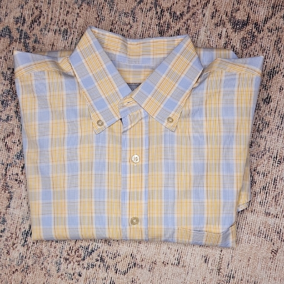 Hickey Freeman Other - Hickey Freeman Men's Spring Plaid Button Down Shirt